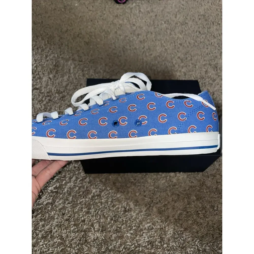Row One Chicago Cubs Blue Shoes Sneakers Men's 13 Women's 14.5 MLB Baseball